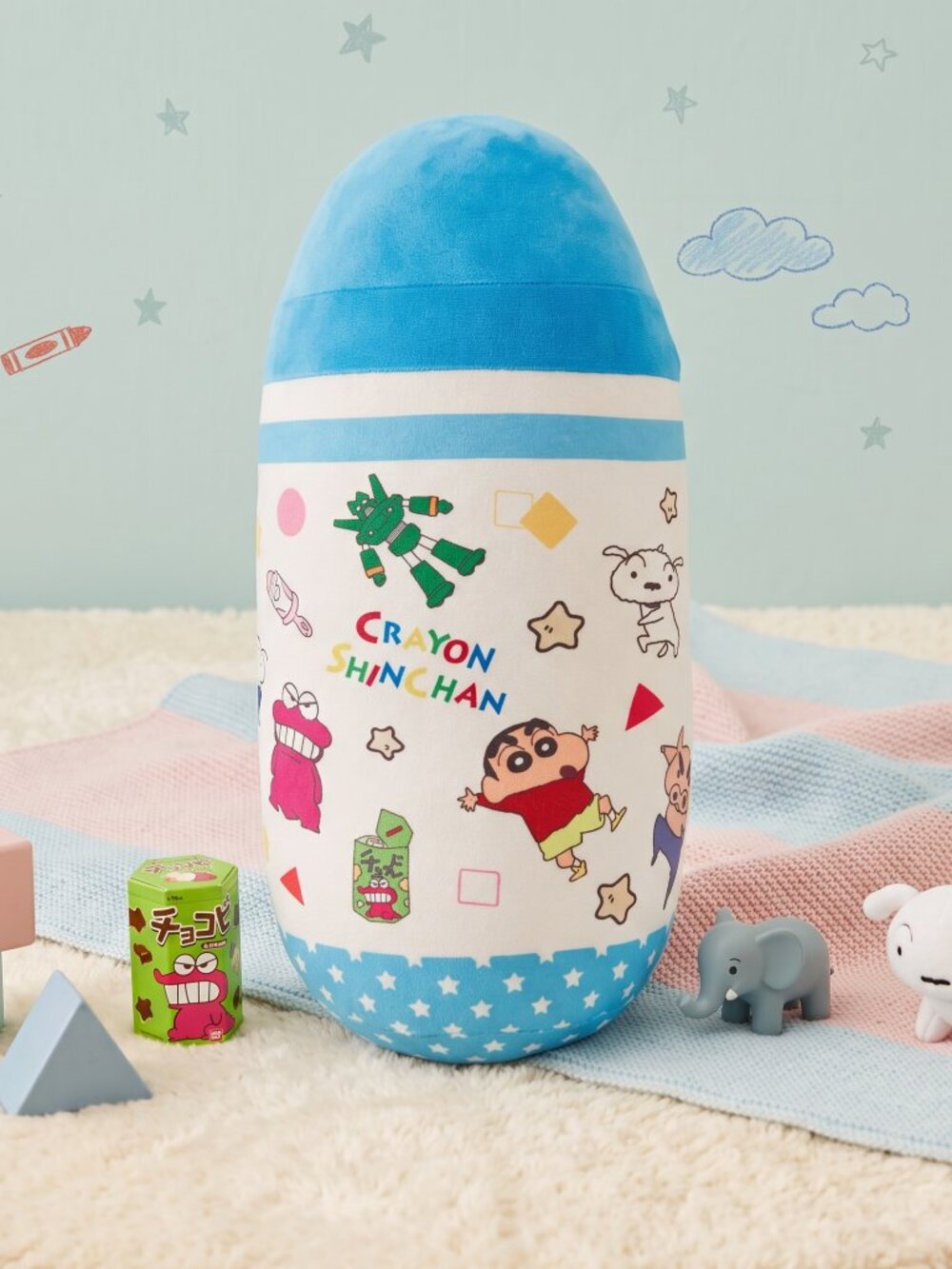 Crayon Shin-Chan Blue Crayon Hug Pillow Plush
